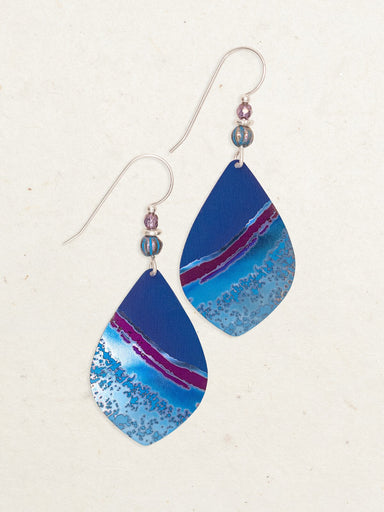 Holly Yashi Shorebreak Earrings - Blue Depths    