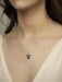 Holly Yashi Picaflor Pendant Necklace - Blue Radiance    