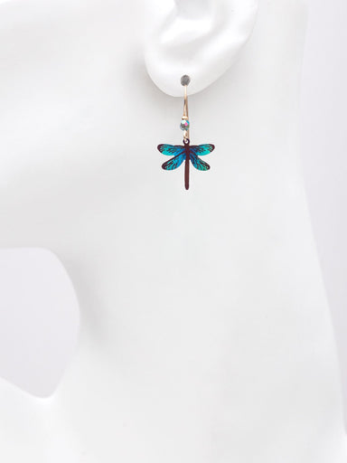 Holly Yashi Dragonfly Dreams Earrings - Green With Envy    