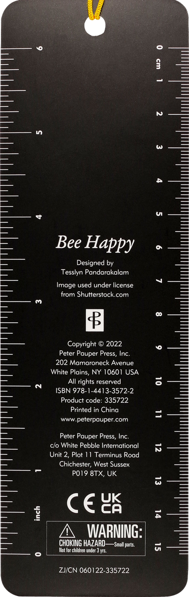 Bookmark Bee Happy    