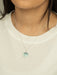 Holly Yashi Shelby Pendant Necklace - Sage/Silver    