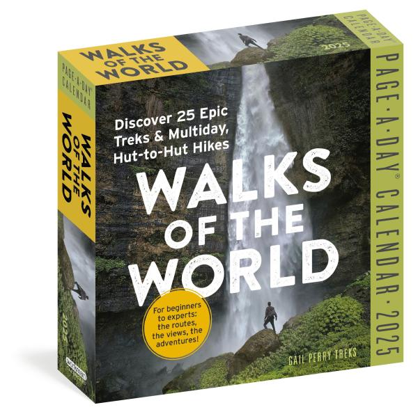 Walks of The World 2025 Page A Day Calendar    