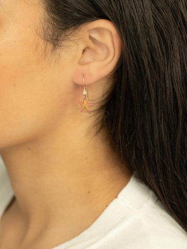 Holly Yashi Carmel Earrings - Peach    
