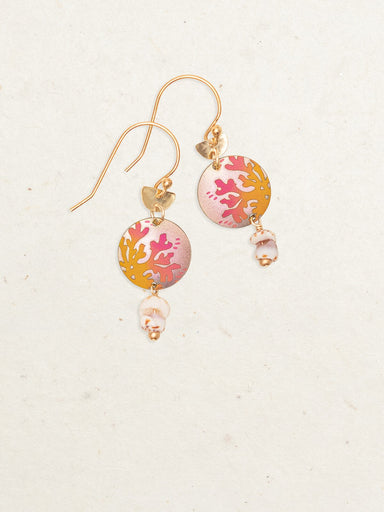 Holly Yashi Coral Reef Earrings - Golden Coral    