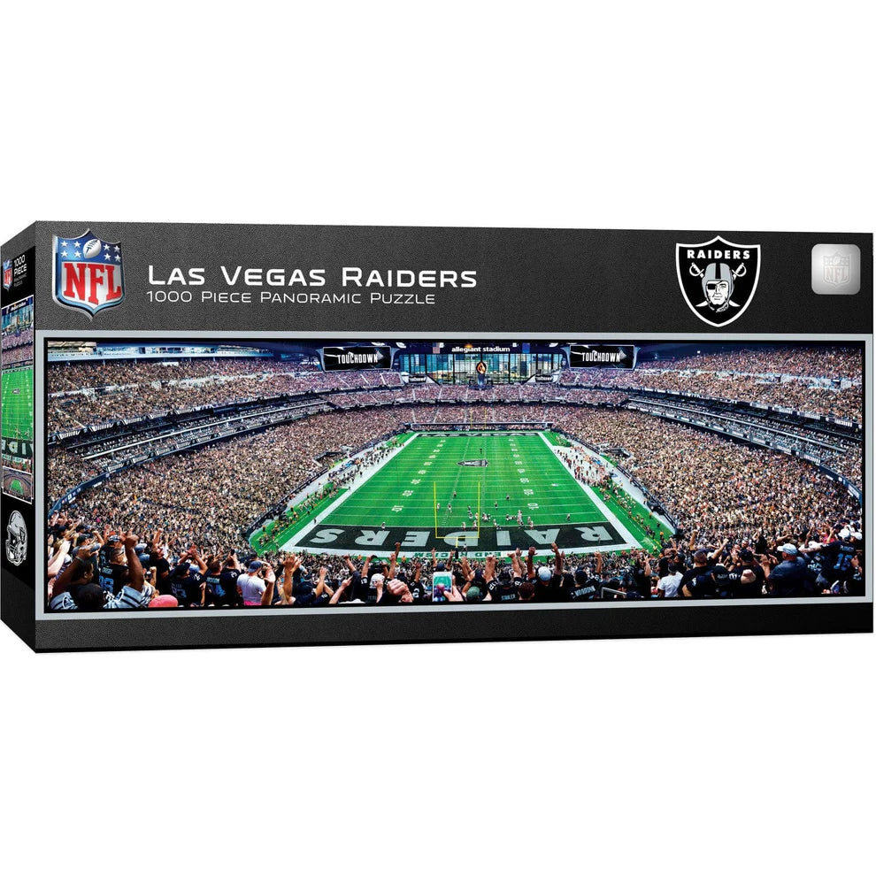 Las Vegas Raiders NFL End View Stadium 1000 Piece Panoramic Puzzle