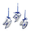 Blue and White Cup and Saucer Ornament - (Single) Various Options