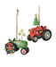 Festive Tractor Ornament - (Single) Various Colors