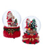 Santa with List Or Tree 100mm Water Globe - Single, List or Tree