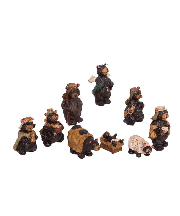 Kurt Adler Bear Nativity Set