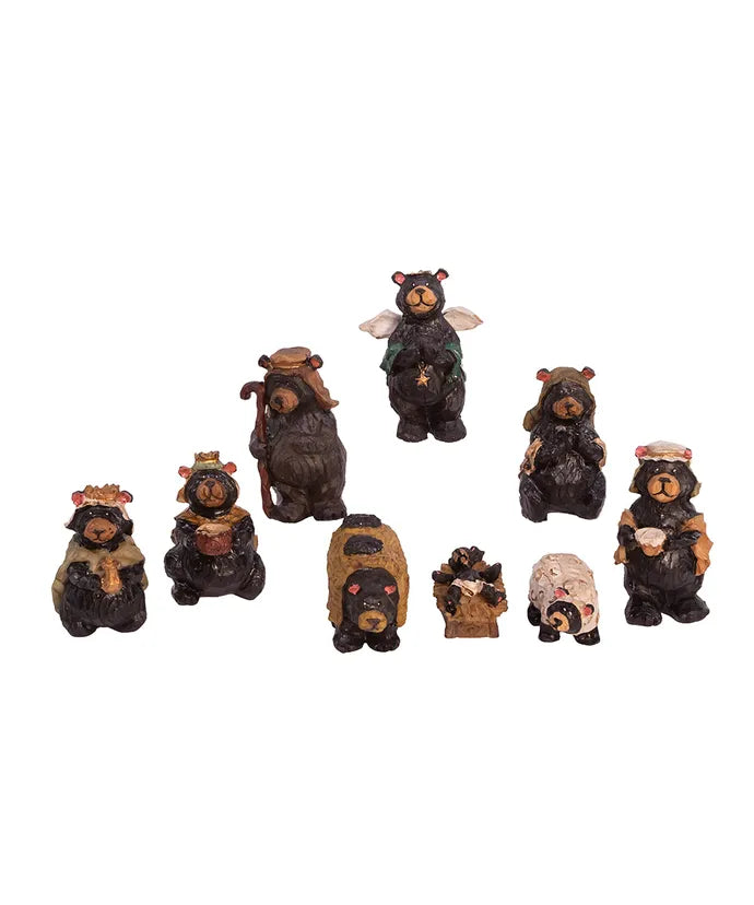 Kurt Adler Bear Nativity Set