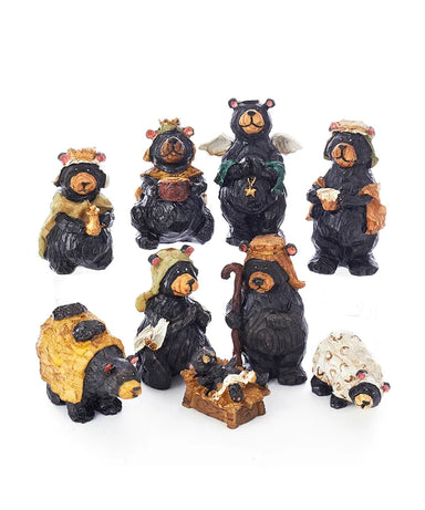 Kurt Adler Bear Nativity Set