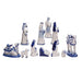 Porcelain Delft Nativity Set With 11 Pieces
