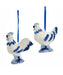 Blue and White Porcelain Chicken Ornament - (Single) Various Styles