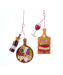 Wine with Charcuterie Board Ornament - Single, Various Styles