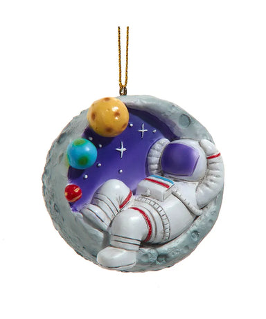 Astronaut on Moon Ornament