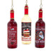 Glass Wine Bottle Ornament (Single) - Random Style