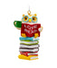 Love to Read Stack of Books and Owl Ornament