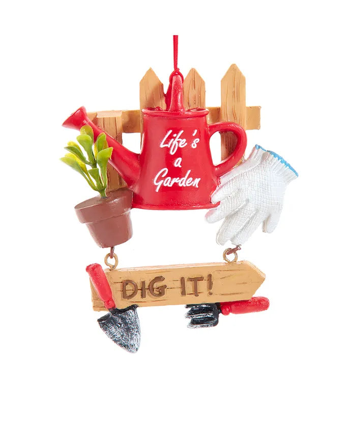 Life's A Garden Ornament