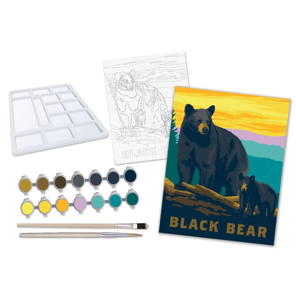 MSTR Black Bear Paint-by-Number Kit