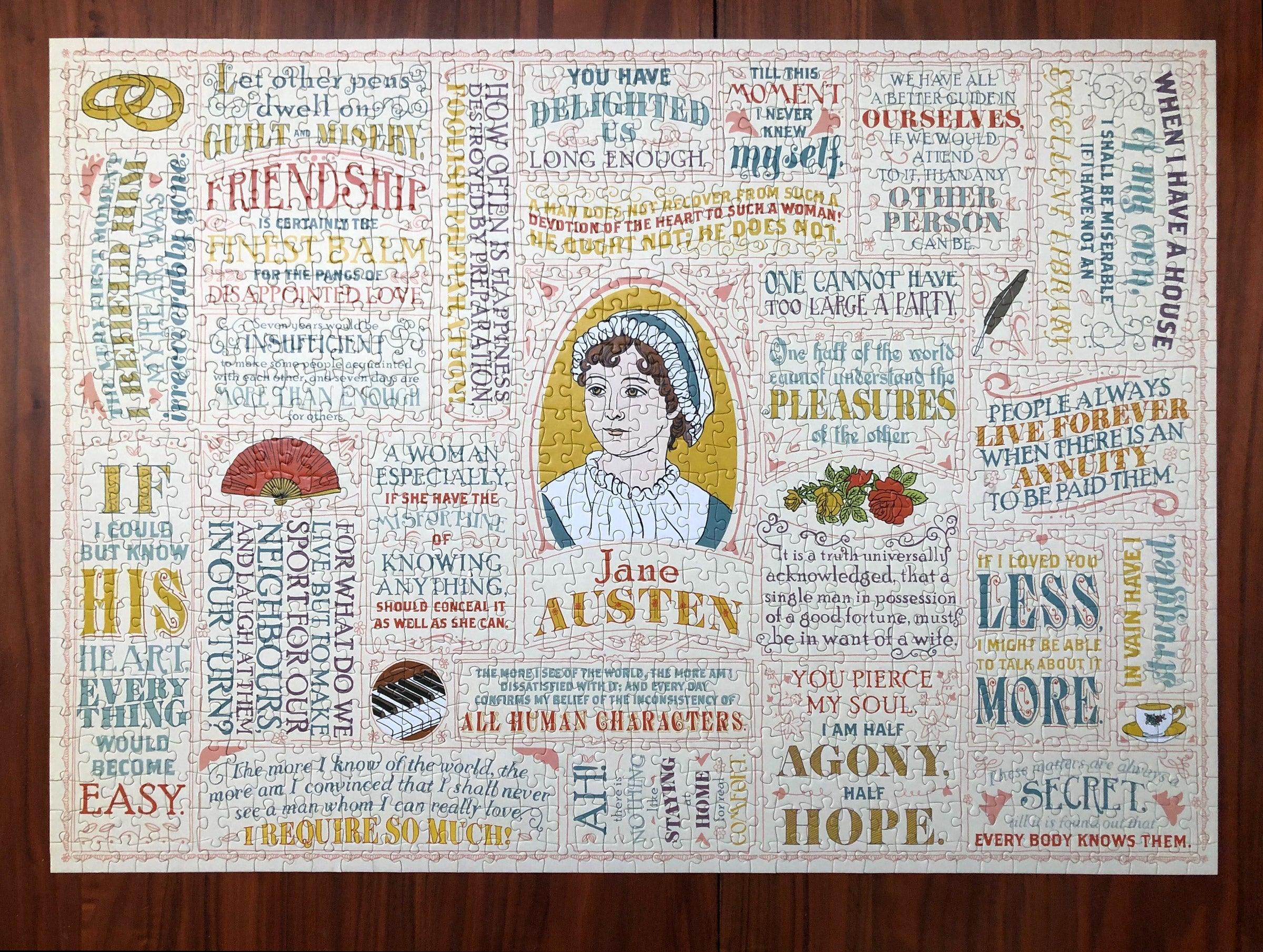 Jane Austen 1000 Piece Puzzle