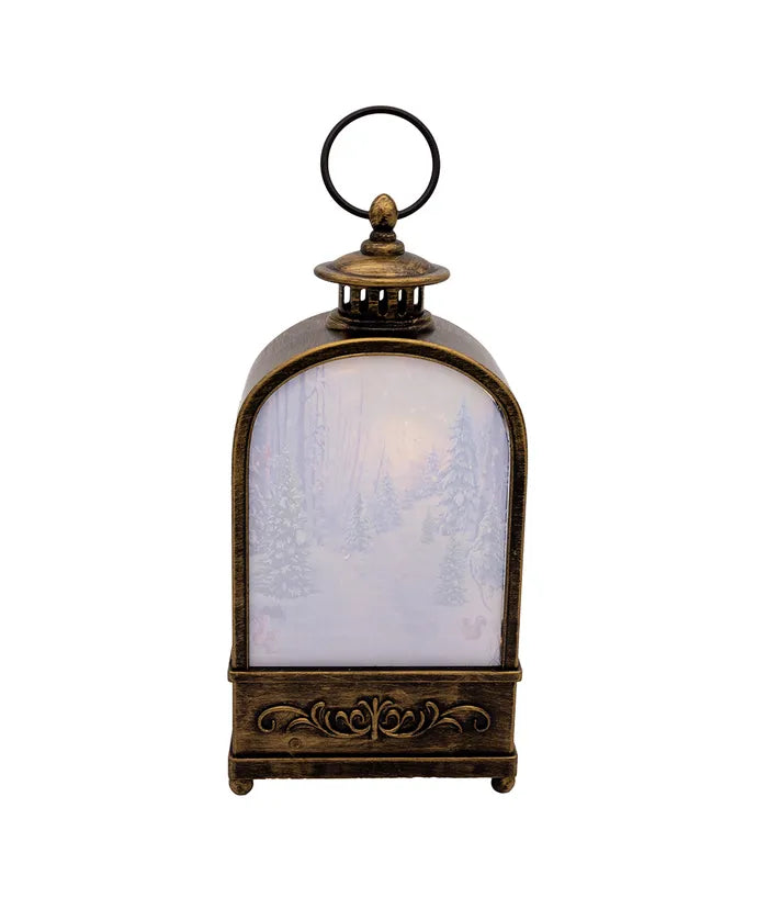 LED Water Lantern Snowman Family