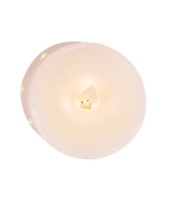 5" LED Flicker Candle With Fairy Lights