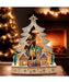 KA LED Wooden Christmas Tree Village