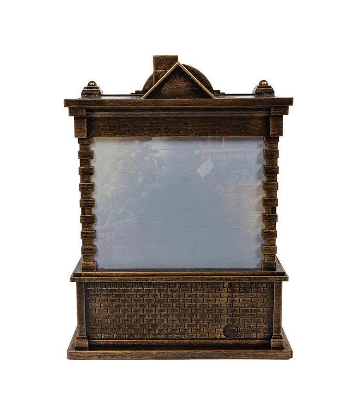 LED Water Lantern Santa with Fireplace