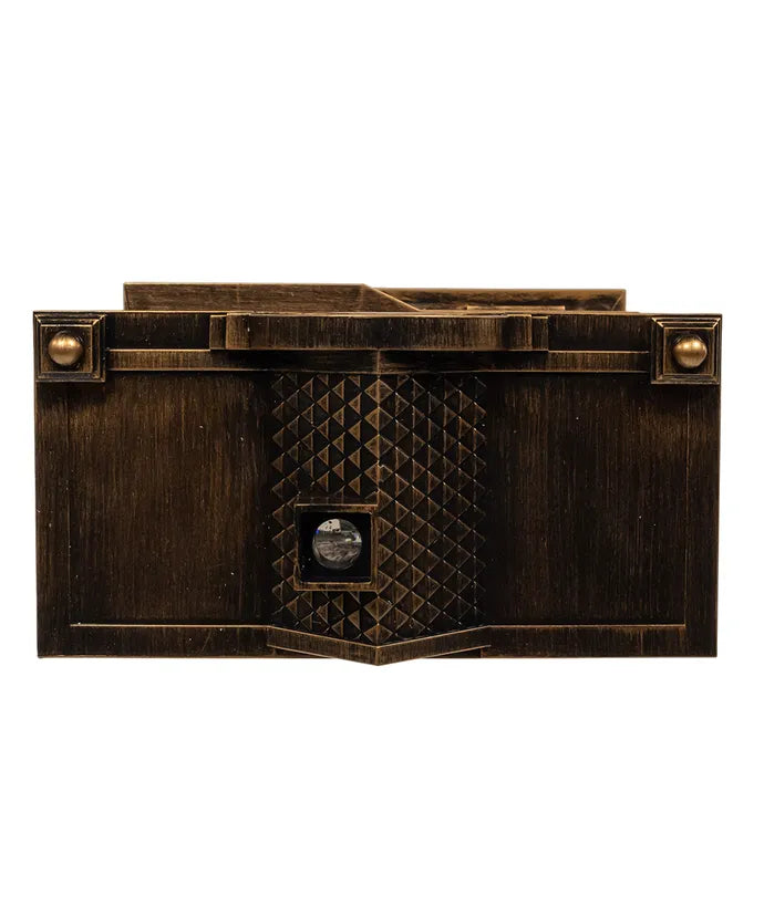 LED Water Lantern Santa with Fireplace