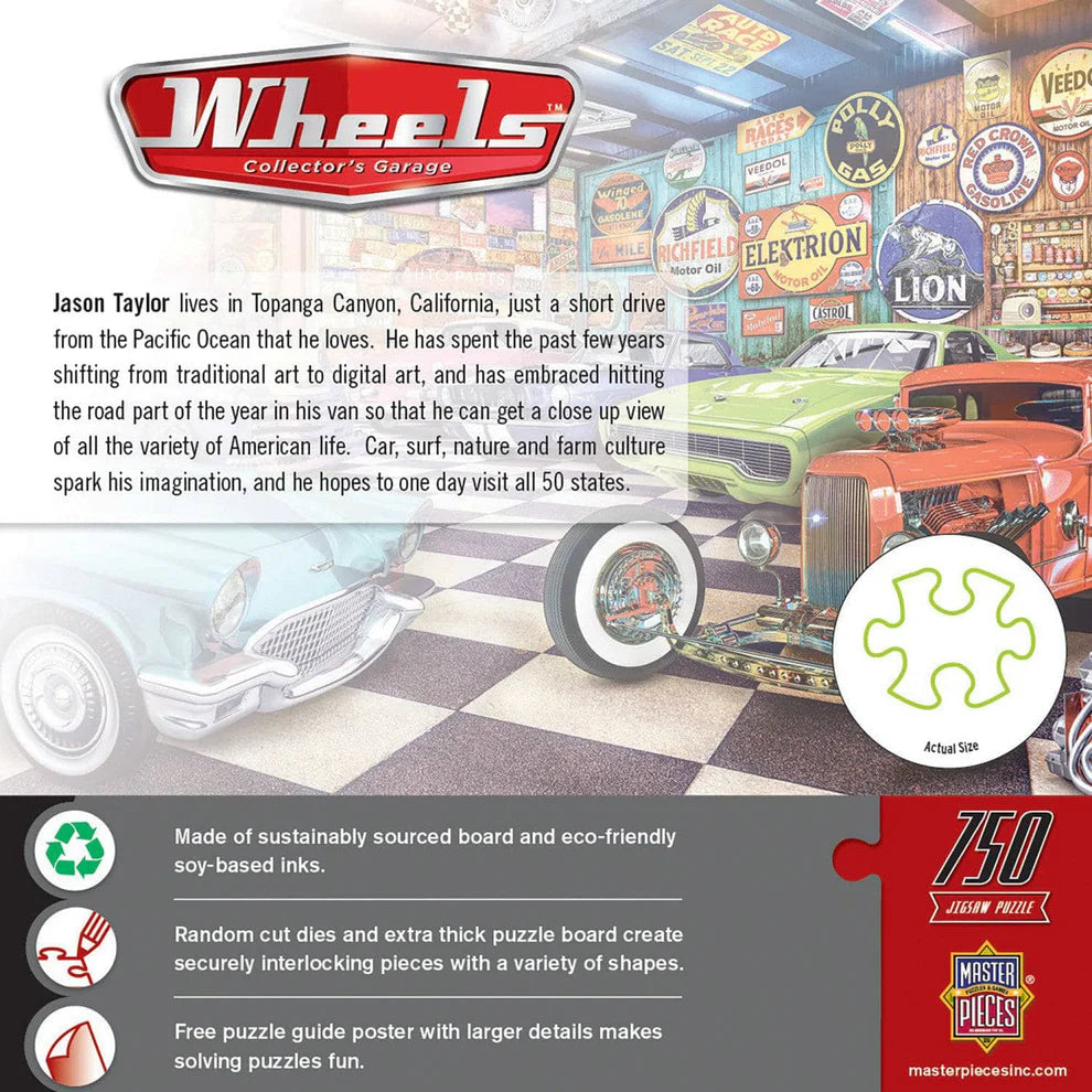 Collectors Garage Wheels 750 Piece Puzzle