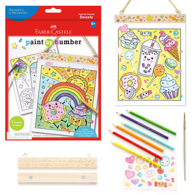 Faber-Castell Paint By Number Sweets Wall Art