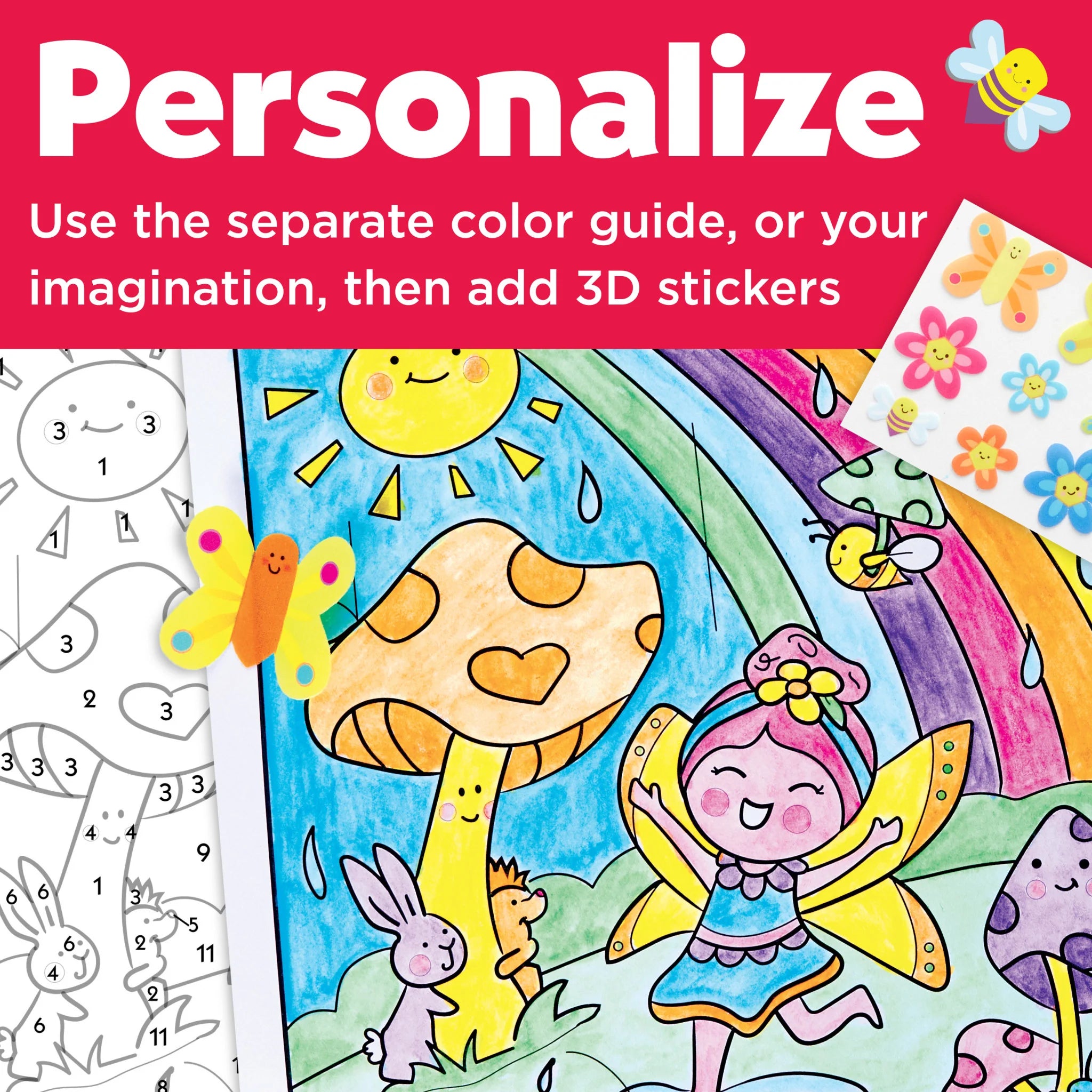 Paint By Number Fairy Friends Wall Art