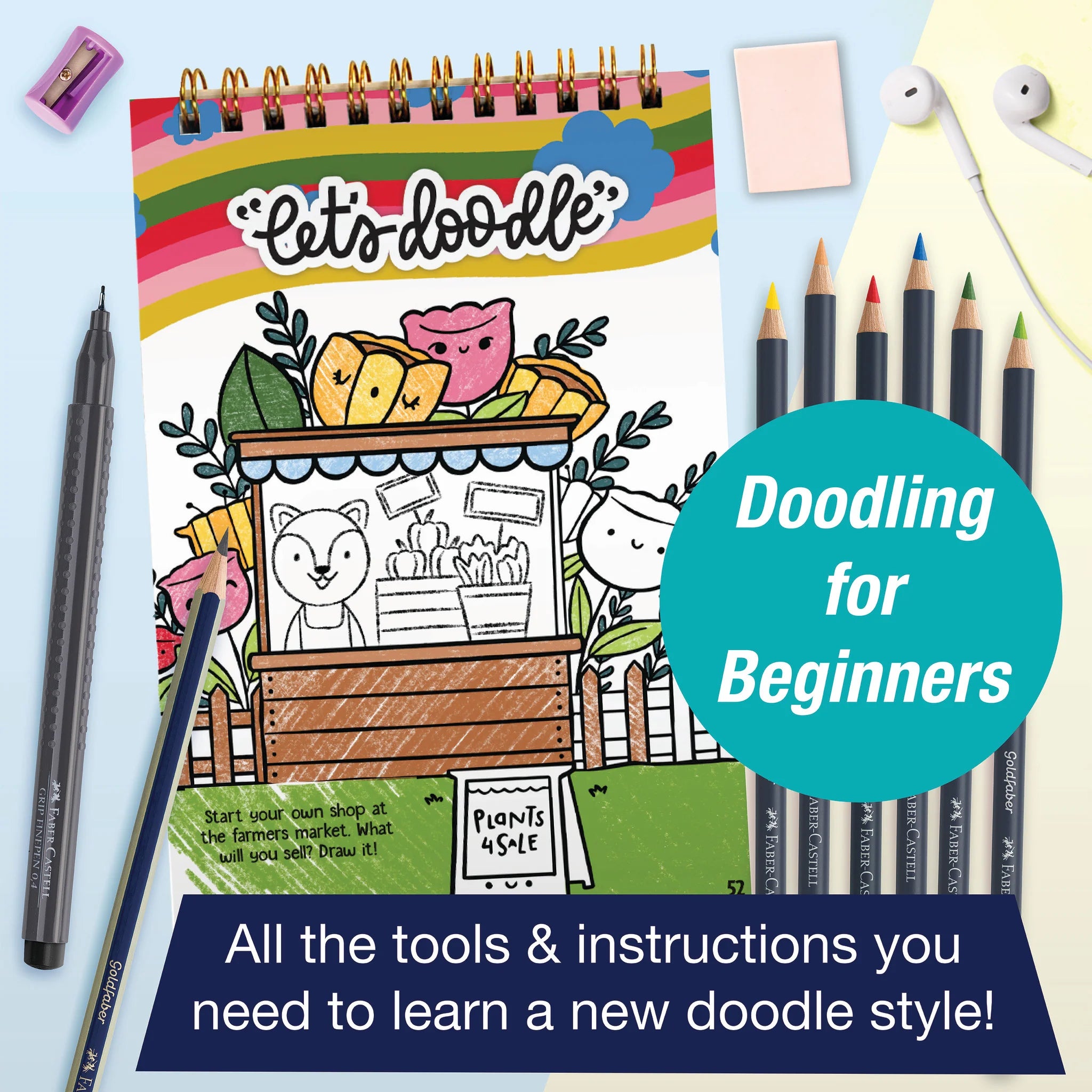 Enchanted Forest - Learn to Draw and Color Cottagecore