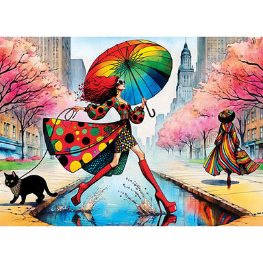 Perfect Rainy Runway 1000 Piece Catwalk Couture Puzzle