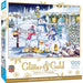 Frosty Wonderland Gathering 1000 Piece Glitter & Gold Puzzle
