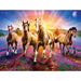 Wild Stallions 300 Piece Large Format Glow In The Dark Puzzle