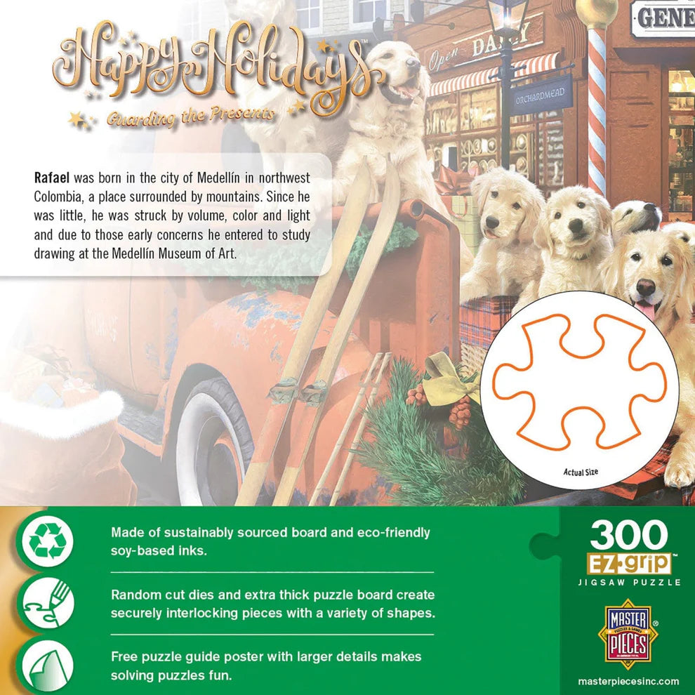 Guarding The Presents 300 Piece Large Format Puzzle