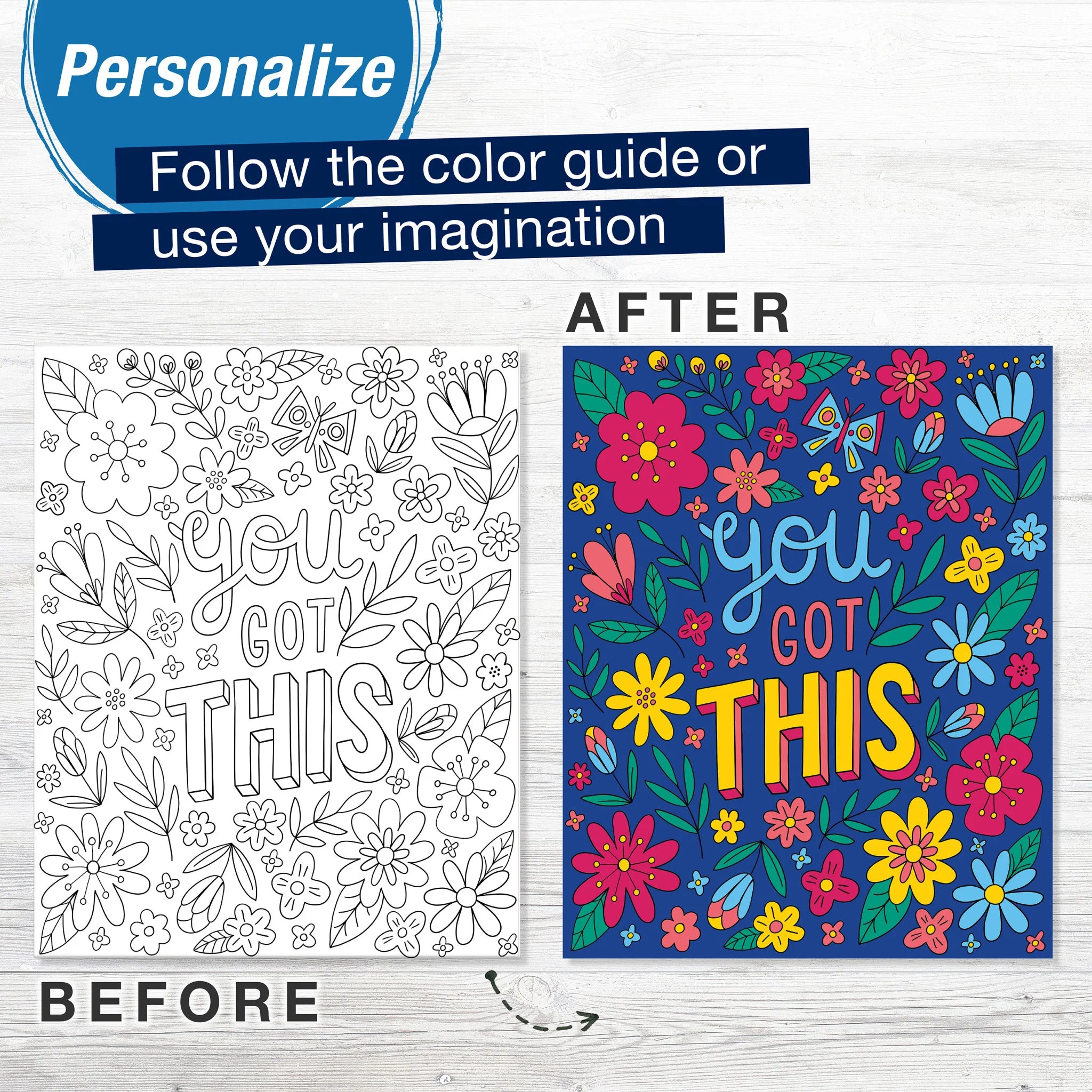 You Got This Color By Number Wall Art