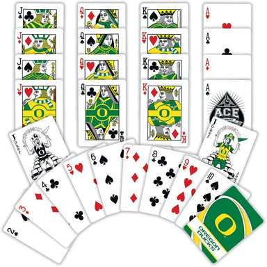 University of Oregon Ducks Playing Cards
