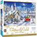 Chapel's Winter Light Glitter & Gold 1000 Piece Puzzle