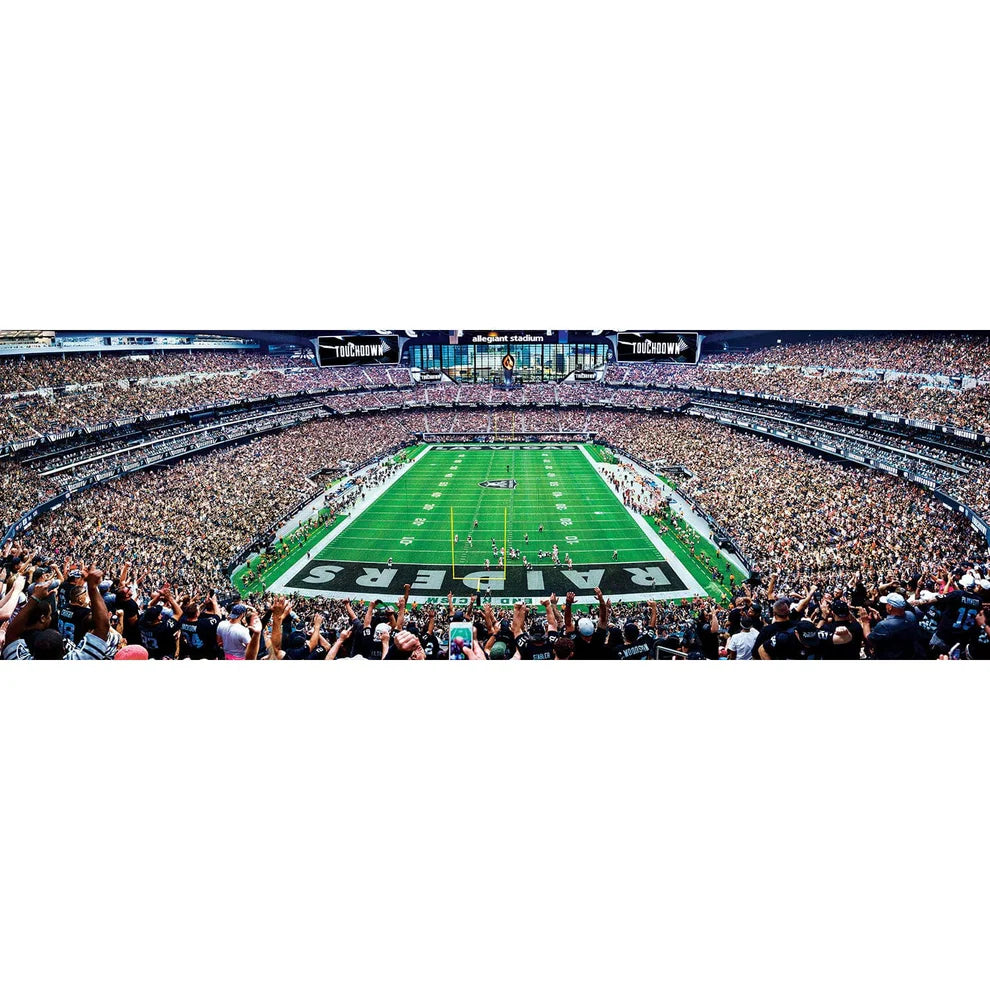 Las Vegas Raiders NFL End View Stadium 1000 Piece Panoramic Puzzle