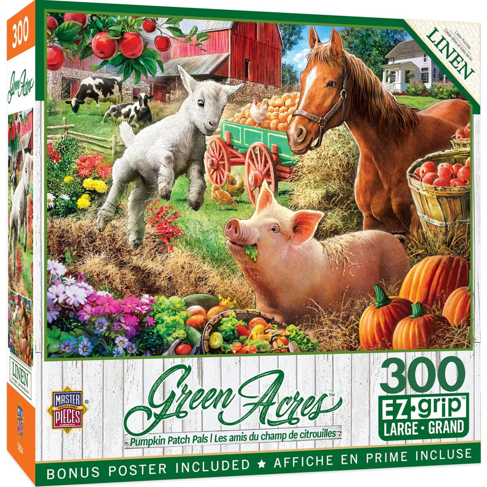 Pumpkin Patch Pals - Green Acres 300 Piece Large Format Puzzle