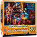 On A Scary Night In October 500 Piece Glow In The Dark Puzzle