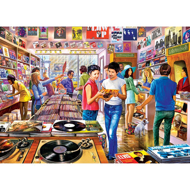 Vintage Vinyl Records 1000 Piece Flashbacks Puzzle