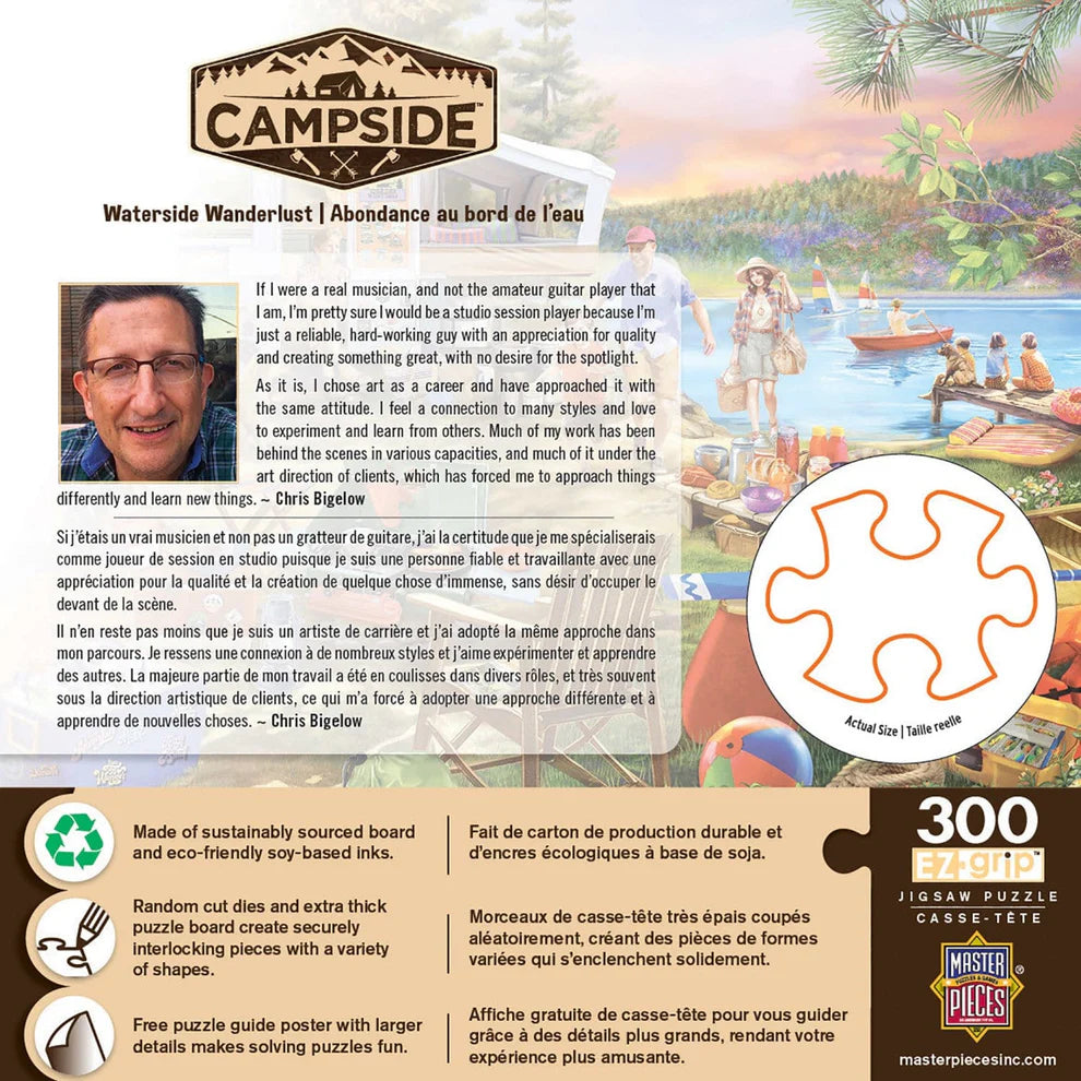 Waterside Wanderlust Campside 300 Piece Large Format Puzzle