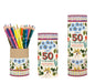 eeBoo Flora's 50 Colors - 25 Double Sided Color Pencils