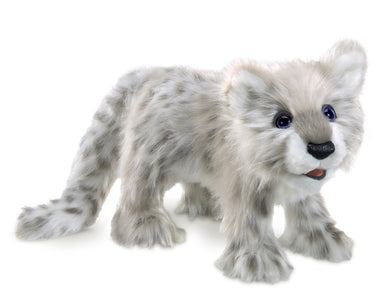 Folkmanis Puppet - Snow Leopard Cub