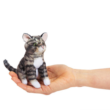 Folkmanis Finger Puppet - Mini Tabby Cat
