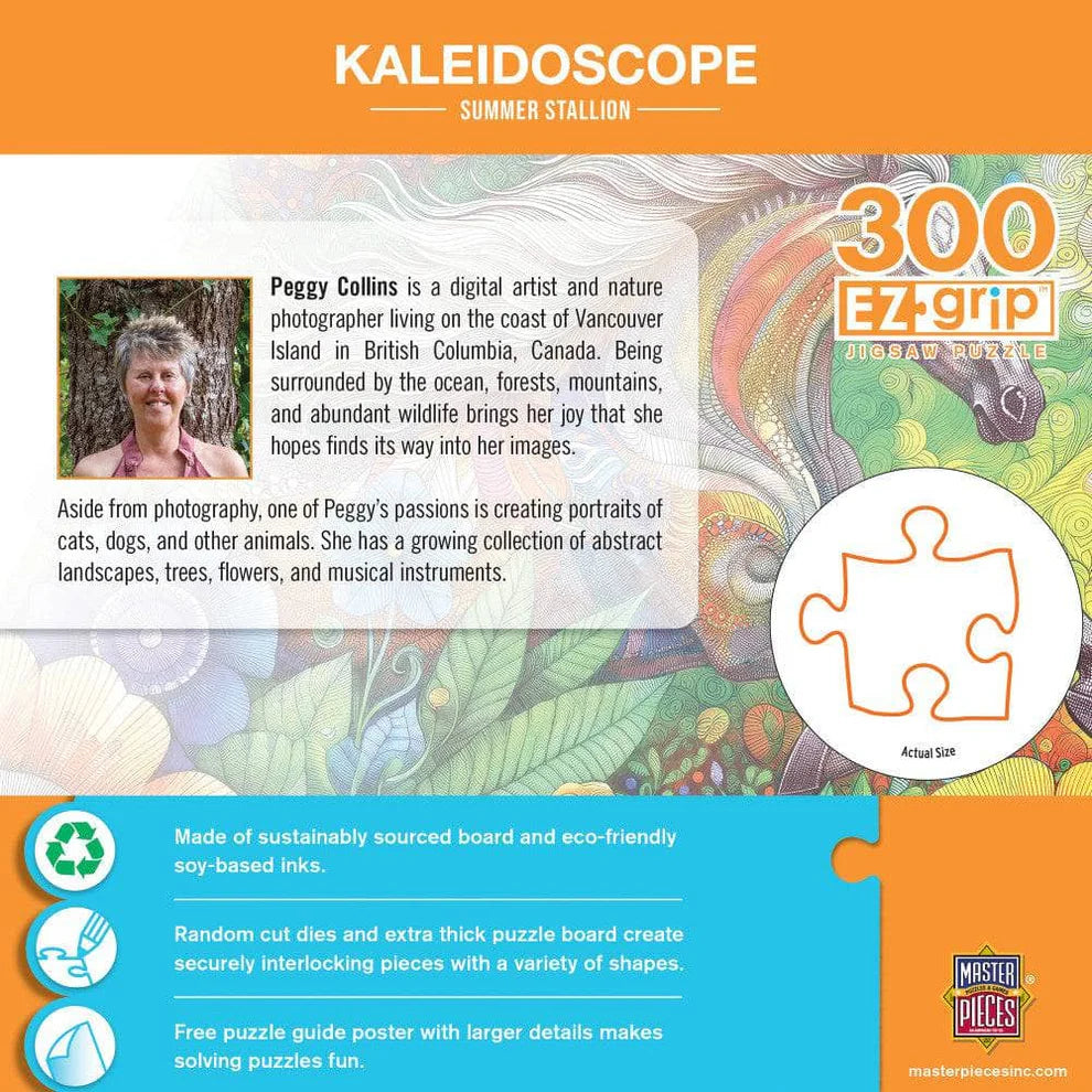 Kaleidoscope Summer Stallion 300 Piece Large Format Puzzle