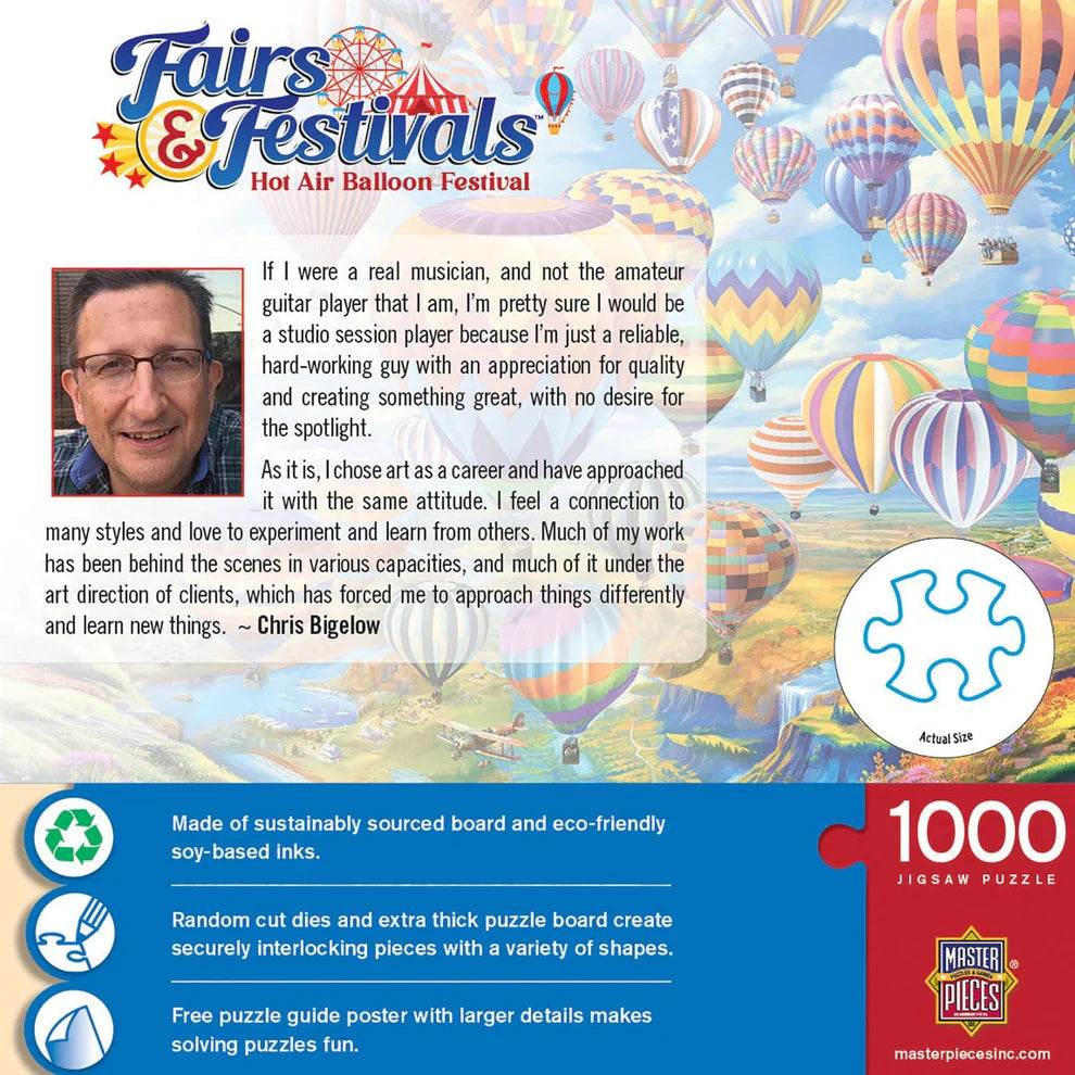 Hot Air Balloon Festival 1000 Piece fairs & Festivals Puzzle